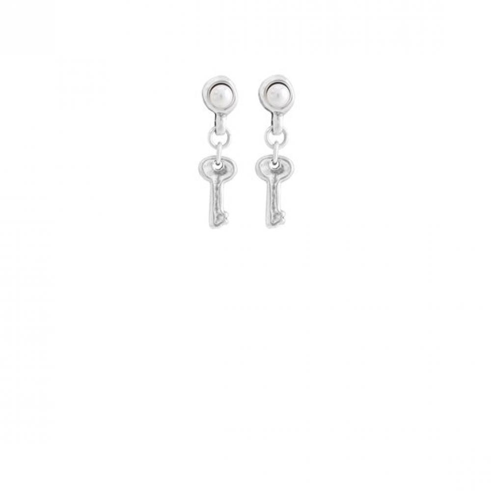 Boucles d\'oreilles Unode50 Femme PEN0523BPLMTLOU Alliage Métallique Argent 