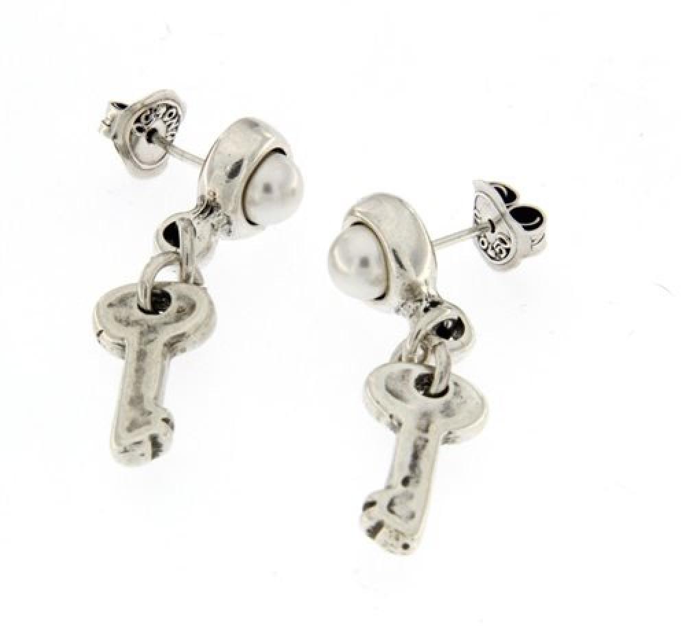 Boucles d\'oreilles Unode50 Femme PEN0523BPLMTLOU Alliage Métallique Argent 